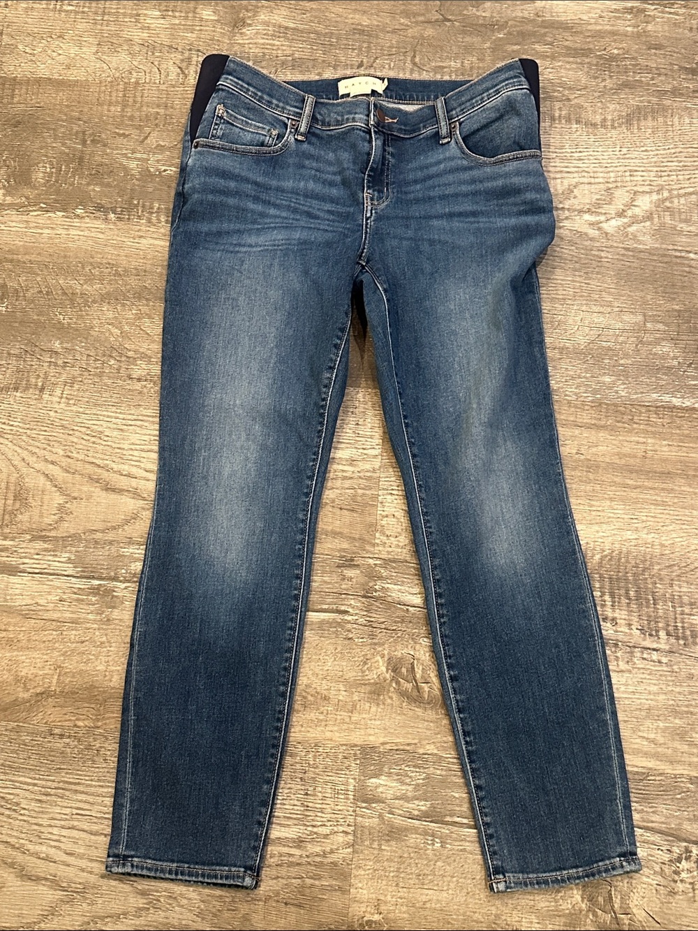 Hatch Women's Skinny Jeans - Blue Denim